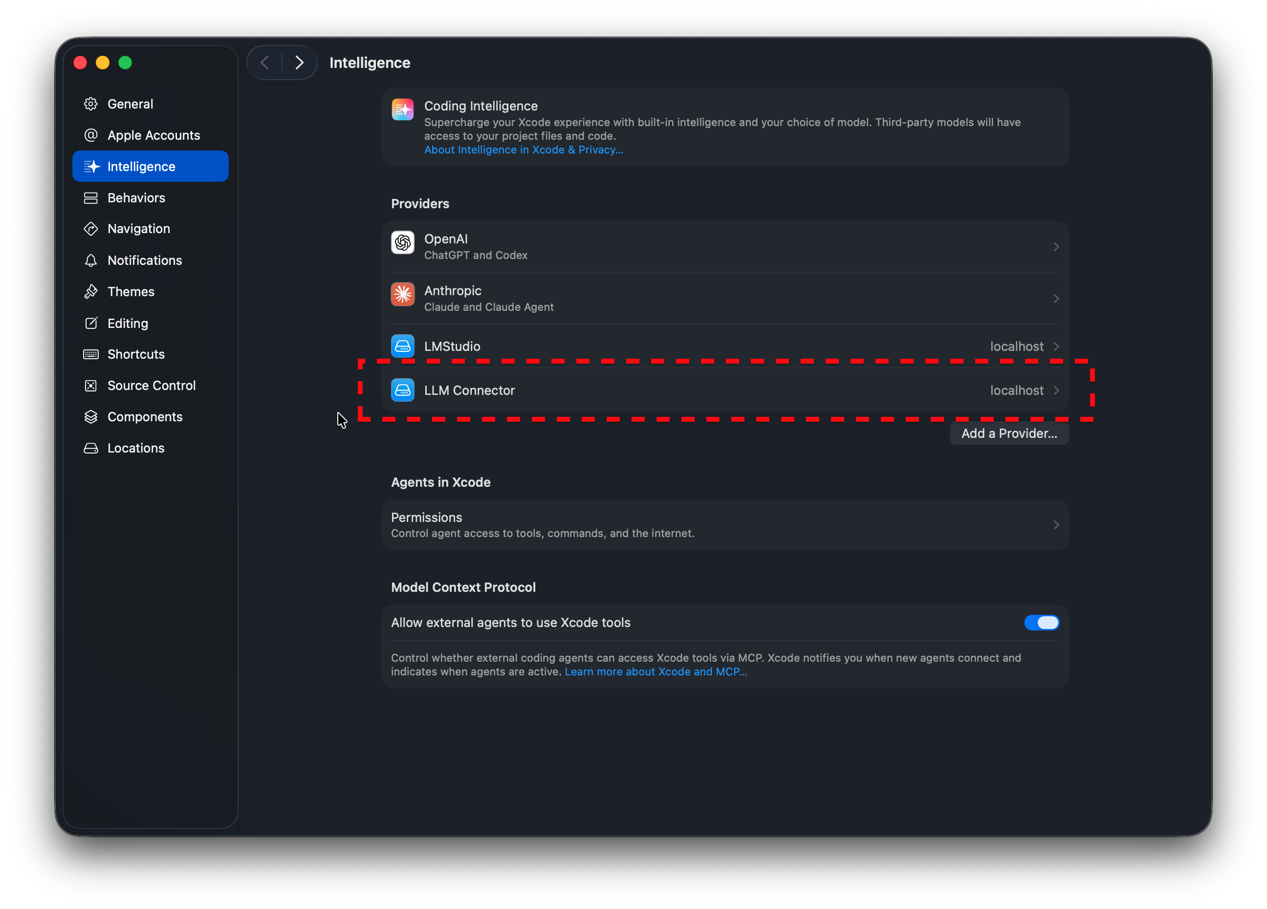 Xcode-llmc-setup-done